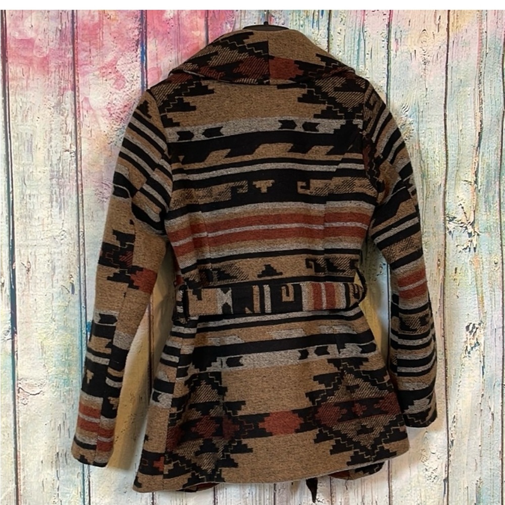 American Rag Multicolor Native American Patterned Cape Jacket - Picture 2 of 4